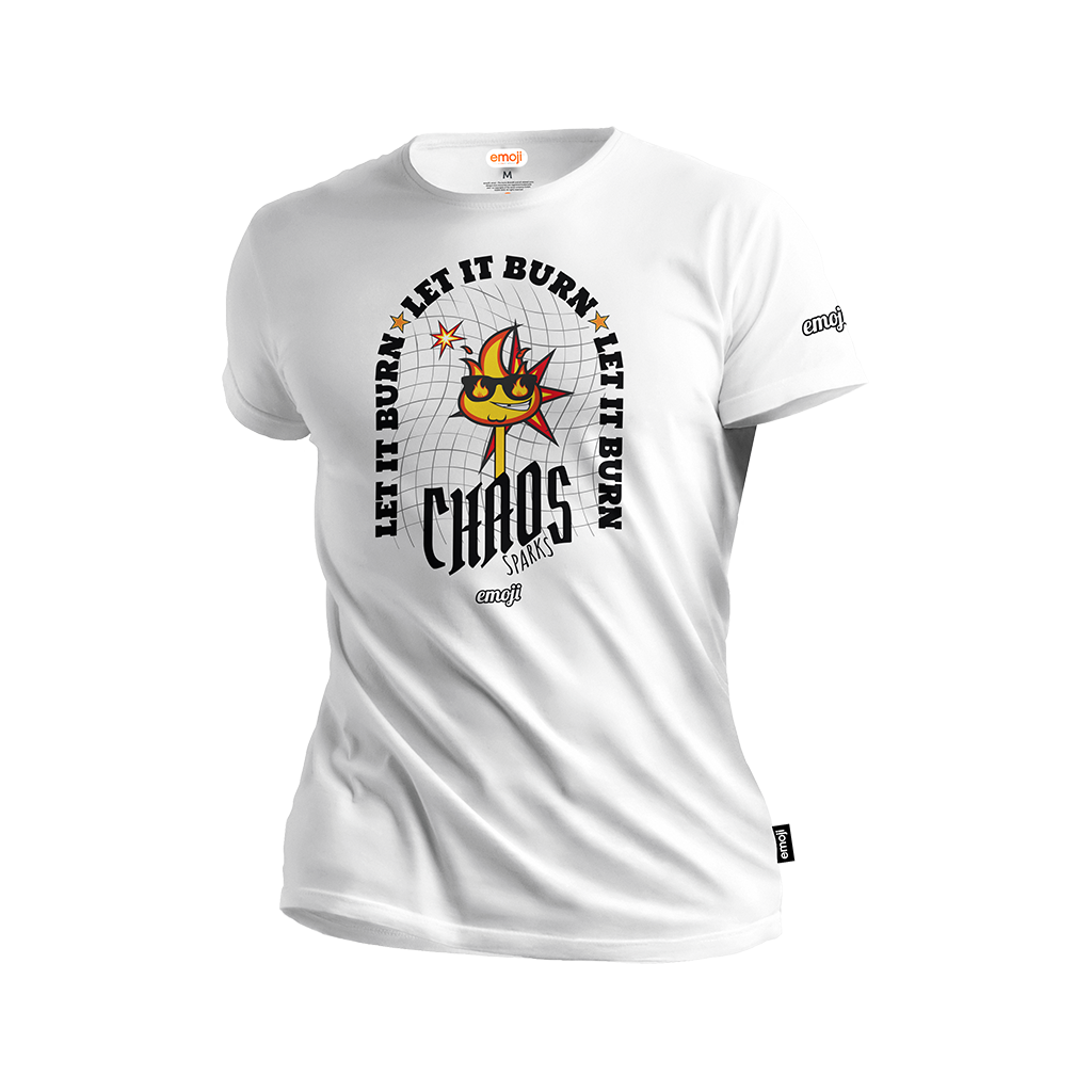Playera Unisex Ultra Soft "Chaos Sparks" – Let It Burn