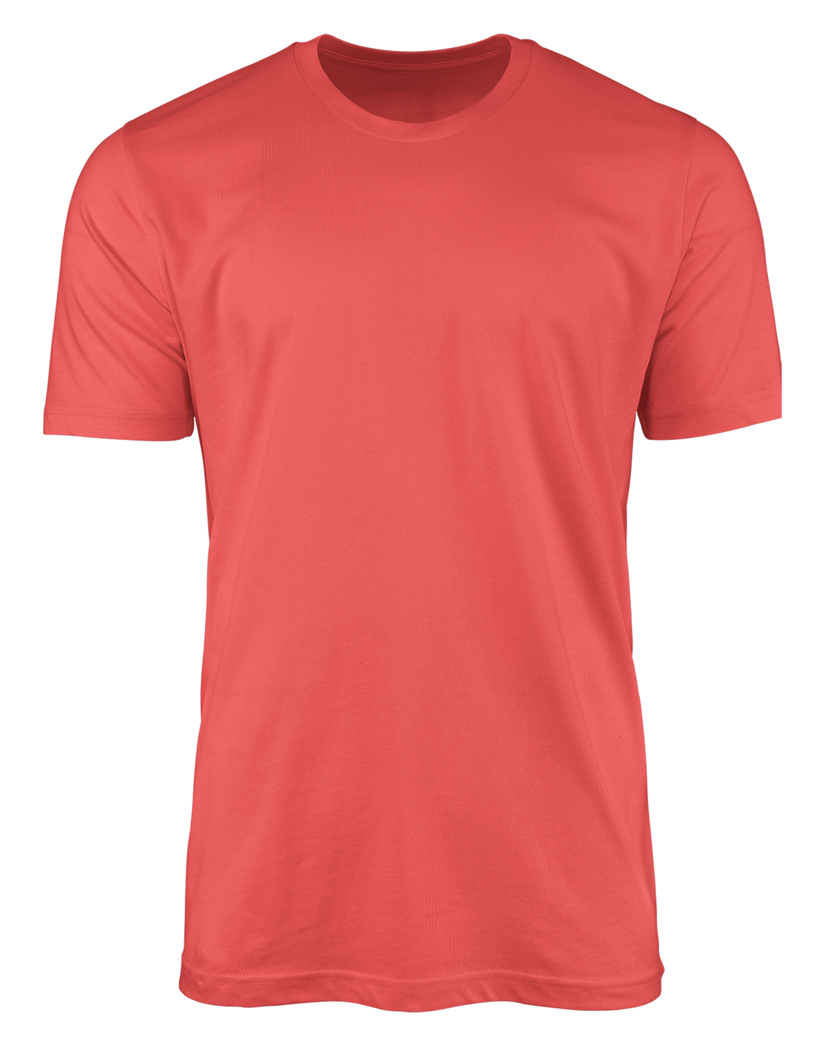 Playera Premium de Algodón 180grs Coral