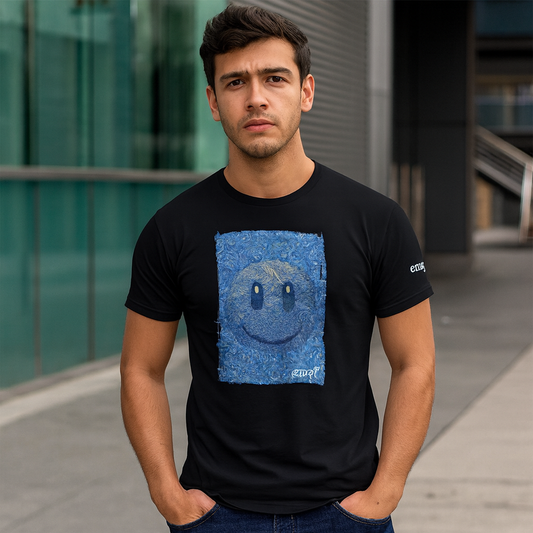 Playera Ultra Soft "Blue Smile" – Edición Arte Urbano